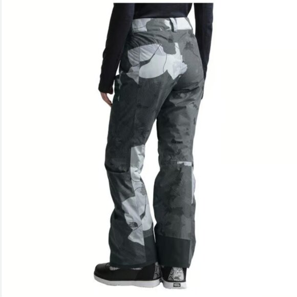 NWT North Face Freedom Insulated Snow Ski Pant Asphalt Gray Rom Print XS - Picture 2 of 5